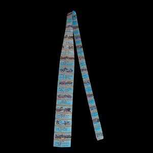 Vintage ROOSTER Flat Bottomed Men's Zodiac Tie